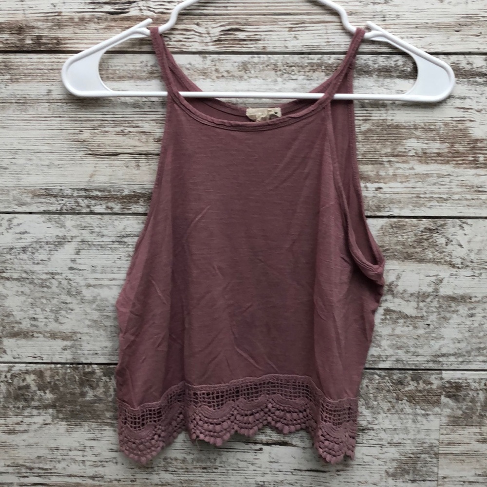 LA Hearts crop top